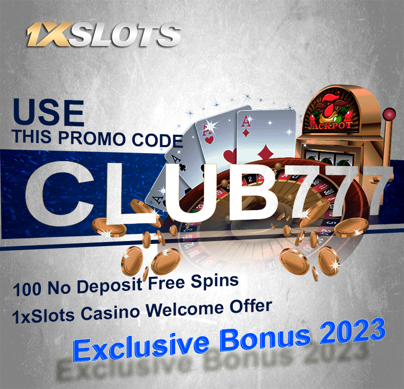 1XSLOTS promo code CLUB777