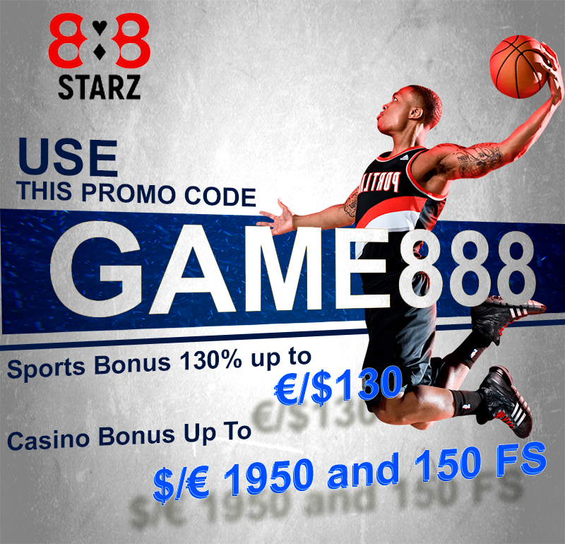 888Starz promo code: GAME888